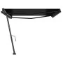 Manuell ausziehbare Fußmarkise Anthrazitgrau 450x300 cm von , Markisen - Ref: Foro24-3069759, Preis: 458,92 €, Rabatt: %