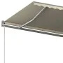 Manual retractable awning with cream poles 6x3.5 m by , Awnings - Ref: Foro24-3070277, Price: 684,63 €, Discount: %