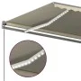 Manual retractable awning with cream LED light 6x3.5 m by , Awnings - Ref: Foro24-3070282, Price: 716,40 €, Discount: %