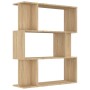 Regal aus Sonoma-Eichensperrholz, 80 x 24 x 96 cm von vidaXL, Bücherregale und Regale - Ref: Foro24-800084, Preis: 58,60 €, R...