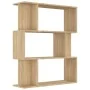 Regal aus Sonoma-Eichensperrholz, 80 x 24 x 96 cm von vidaXL, Bücherregale und Regale - Ref: Foro24-800084, Preis: 57,40 €, R...