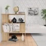 Regal aus Sonoma-Eichensperrholz, 80 x 24 x 96 cm von vidaXL, Bücherregale und Regale - Ref: Foro24-800084, Preis: 57,40 €, R...