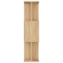 Estantería madera contrachapada color roble Sonoma 80x24x96 cm