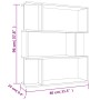 Regal aus Sonoma-Eichensperrholz, 80 x 24 x 96 cm von vidaXL, Bücherregale und Regale - Ref: Foro24-800084, Preis: 58,60 €, R...