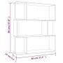 Regal aus Sonoma-Eichensperrholz, 80 x 24 x 96 cm von vidaXL, Bücherregale und Regale - Ref: Foro24-800084, Preis: 57,40 €, R...
