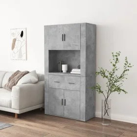 Concrete gray plywood tall sideboard by , Sideboards - Ref: Foro24-3185371, Price: 165,89 €, Discount: %