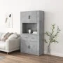 Concrete gray plywood tall sideboard by , Sideboards - Ref: Foro24-3185371, Price: 166,75 €, Discount: %