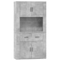 Hohes Sideboard aus betongrauem Sperrholz von , Sideboards - Ref: Foro24-3185371, Preis: 169,58 €, Rabatt: %