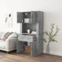 Concrete gray plywood tall sideboard by , Sideboards - Ref: Foro24-3185371, Price: 166,75 €, Discount: %