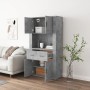 Hohes Sideboard aus betongrauem Sperrholz von , Sideboards - Ref: Foro24-3185371, Preis: 169,58 €, Rabatt: %