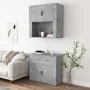 Concrete gray plywood tall sideboard by , Sideboards - Ref: Foro24-3185371, Price: 166,75 €, Discount: %