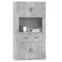 Concrete gray plywood tall sideboard by , Sideboards - Ref: Foro24-3185371, Price: 166,75 €, Discount: %