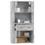 Concrete gray plywood tall sideboard by , Sideboards - Ref: Foro24-3185371, Price: 166,75 €, Discount: %