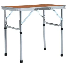 Mesa de camping plegable aluminio 60x45 cm de , Mobiliario de camping - Ref: Foro24-48179, Precio: 34,11 €, Descuento: %