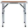 Klappbarer Campingtisch aus Aluminium 60x45 cm von , Campingmöbel - Ref: Foro24-48179, Preis: 34,79 €, Rabatt: %