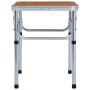 Klappbarer Campingtisch aus Aluminium 60x45 cm von , Campingmöbel - Ref: Foro24-48179, Preis: 34,79 €, Rabatt: %