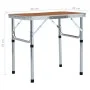 Aluminum folding camping table 60x45 cm by , camping furniture - Ref: Foro24-48179, Price: 34,11 €, Discount: %