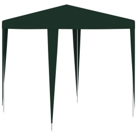 Carpa para fiestas profesional verde 2x2 m