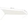 Retractable awning 400x150 cm cream by , Awnings - Ref: Foro24-143769, Price: 72,43 €, Discount: %