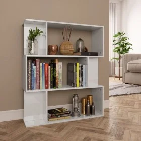 Glossy white shelving/space divider 80x24x96 cm by vidaXL, Bookcases and shelves - Ref: Foro24-800087, Price: 56,76 €, Discou...