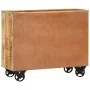 Aparador con 3 cajones madera maciza de mango rugosa 80x30x65cm de , Aparadores - Ref: Foro24-351690, Precio: 273,87 €, Descu...