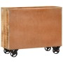 Sideboard with 3 drawers solid rough mango wood 80x30x65cm by , Sideboards - Ref: Foro24-351690, Price: 280,16 €, Discount: %