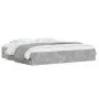 Cama con cajones madera ingeniería gris hormigón 160x200 cm de , Camas y somieres - Ref: Foro24-3207262, Precio: 159,62 €, De...