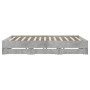 Betongraues Holzwerkstoffbett mit Schubladen 160x200 cm von , Betten und Lattenroste - Ref: Foro24-3207262, Preis: 161,60 €, ...