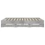 Concrete gray engineered wood bed with drawers 160x200 cm by , Beds and slatted bases - Ref: Foro24-3207262, Price: 159,62 €,...