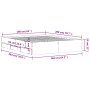 Betongraues Holzwerkstoffbett mit Schubladen 160x200 cm von , Betten und Lattenroste - Ref: Foro24-3207262, Preis: 161,60 €, ...