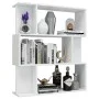 Glänzend weißes Regal/Raumteiler 80x24x96 cm von vidaXL, Bücherregale und Regale - Ref: Foro24-800087, Preis: 56,76 €, Rabatt: %