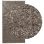 Alfombra pelo largo aspecto brillante ISTAN gris 80x150 cm