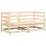 Corner sofas with cushions 2 pcs solid pine wood by , Modular outdoor sofas - Ref: Foro24-838069, Price: 152,65 €, Discount: %