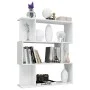 Glänzend weißes Regal/Raumteiler 80x24x96 cm von vidaXL, Bücherregale und Regale - Ref: Foro24-800087, Preis: 56,76 €, Rabatt: %