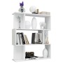 Glänzend weißes Regal/Raumteiler 80x24x96 cm von vidaXL, Bücherregale und Regale - Ref: Foro24-800087, Preis: 57,57 €, Rabatt: %
