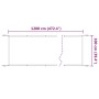 Toldo vertical gris antracita 100x1200 cm tela oxford