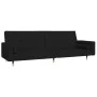 2-seater sofa bed with two black velvet pillows by , Sofas - Ref: Foro24-375752, Price: 290,07 €, Discount: %