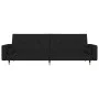 2-seater sofa bed with two black velvet pillows by , Sofas - Ref: Foro24-375752, Price: 290,07 €, Discount: %