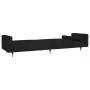 2-seater sofa bed with two black velvet pillows by , Sofas - Ref: Foro24-375752, Price: 290,07 €, Discount: %