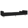 2-Sitzer-Schlafsofa mit zwei schwarzen Samtkissen von , Sofas - Ref: Foro24-375752, Preis: 295,65 €, Rabatt: %