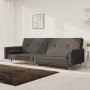 2-Sitzer-Schlafsofa mit zwei dunkelgrauen Samtkissen von , Sofas - Ref: Foro24-375750, Preis: 291,16 €, Rabatt: %