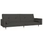 2-Sitzer-Schlafsofa mit zwei dunkelgrauen Samtkissen von , Sofas - Ref: Foro24-375750, Preis: 286,09 €, Rabatt: %
