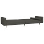 2-Sitzer-Schlafsofa mit zwei dunkelgrauen Samtkissen von , Sofas - Ref: Foro24-375750, Preis: 291,16 €, Rabatt: %