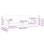 2-Sitzer-Schlafsofa mit zwei dunkelgrauen Samtkissen von , Sofas - Ref: Foro24-375750, Preis: 286,09 €, Rabatt: %