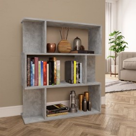 Concrete gray plywood shelf 80x24x96cm by vidaXL, Bookcases and shelves - Ref: Foro24-800085, Price: 54,56 €, Discount: %