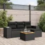 5-piece garden furniture set and black synthetic rattan cushions by , Garden sets - Ref: Foro24-3225411, Price: 344,52 €, Dis...