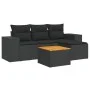 5-piece garden furniture set and black synthetic rattan cushions by , Garden sets - Ref: Foro24-3225411, Price: 344,52 €, Dis...