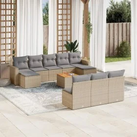 11-piece garden sofa set with beige synthetic rattan cushions by , Modular outdoor sofas - Ref: Foro24-3224330, Price: 598,82...