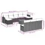 11-piece garden sofa set with beige synthetic rattan cushions by , Modular outdoor sofas - Ref: Foro24-3224330, Price: 598,82...