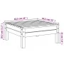 Douglas-Gartenhocker aus massivem Holz von , Modulare Sofas für den Außenbereich - Ref: Foro24-838017, Preis: 44,90 €, Rabatt: %